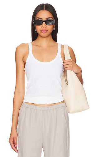 Linen Knit Strappy Tank in . Taglia L - Enza Costa - Modalova