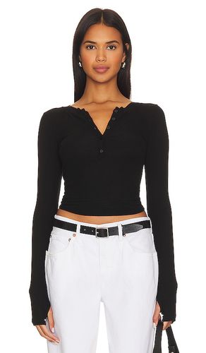 Rib Baseball Henley in . Taglia XL - Enza Costa - Modalova