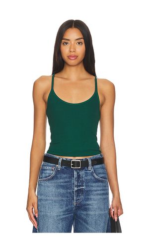 Camiseta tirantes silk knit u en color verde talla M en - Green. Talla M (también en XL) - Enza Costa - Modalova