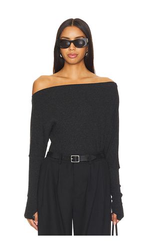 Cashmere Cuffed Off-shoulder Long Sleeve in . Size L, S, XL - Enza Costa - Modalova