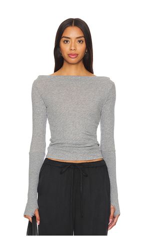 Top punto en color gris talla M en - Grey. Talla M (también en L, S, XL, XS) - Enza Costa - Modalova