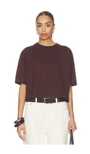 Short Sleeve Supima Structured Tee in . Size L. Also in S, XS - Enza Costa - Modalova