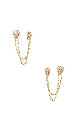 Pendiente earring en color oro metálico talla all en - Metallic Gold. Talla all - Ettika - Modalova