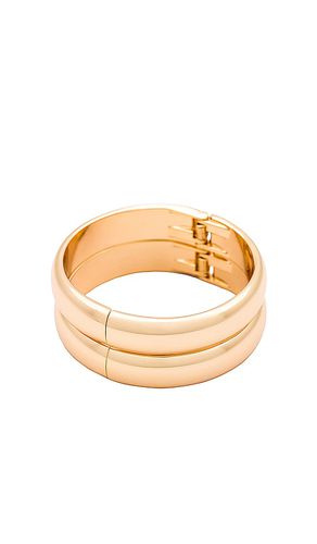Conjunto de pulsera de brazalete simple stackable en color oro metálico talla all en - Metallic Gold. Talla all - Ettika - Modalova