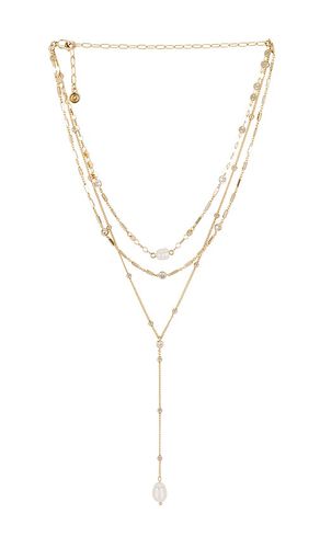 CHOKER MIT MEHREREN KETTEN FOREVER PEARL in - Ettika - Modalova