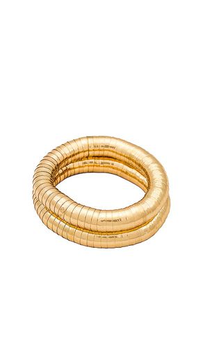 Conjunto de pulseras bend en color oro metálico talla all en - Metallic Gold. Talla all - Ettika - Modalova