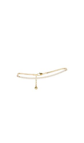 Single Crystal Band Anklet in - Ettika - Modalova