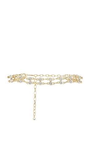 CHOKER DOUBLE CHAIN CRYSTAL in - Ettika - Modalova