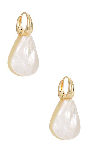 Pendientes largos mother of pearl en color ivory talla all en - Ivory. Talla all - Ettika - Modalova