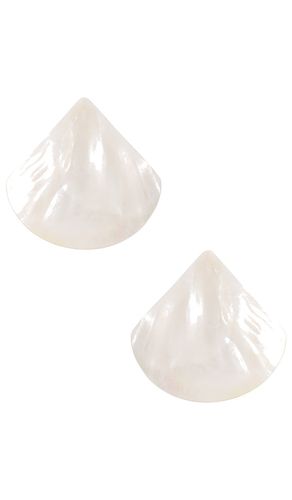 Mother Of Pearl Statement Stud Earrings in - Ettika - Modalova