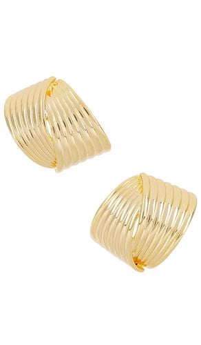 Textured Lines Stud Earrings in - Ettika - Modalova