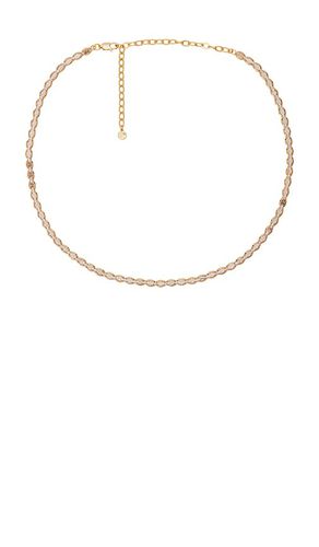 Oval Crystal Tennis Necklace in - Ettika - Modalova