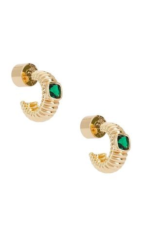 Contemporary Textured Small Hoops in - Ettika - Modalova