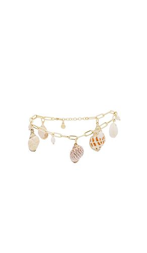 FUSSKETTCHEN PAPERCLIP CHAIN SHELL CHARM in - Ettika - Modalova