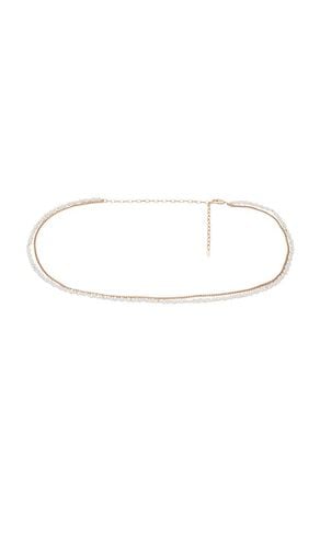 TAILLENKETTE FRESHWATER PEARL BEADED DOUBLE LAYER in - Ettika - Modalova