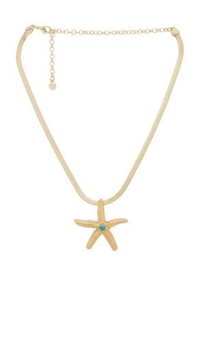 Starfish Pendant Herringbone Chain Necklace in - Ettika - Modalova