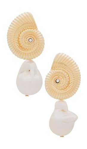 Shell And Pearl Earring in - Ettika - Modalova