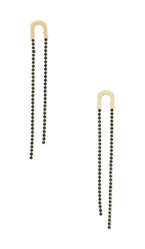 Double Chain Drop Earrings in - Ettika - Modalova