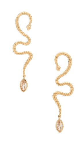 Serpentina Statement Earring in - Ettika - Modalova