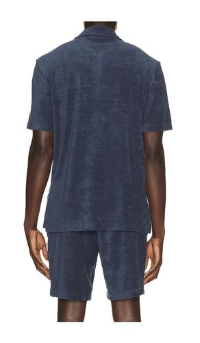 Cabana Towel Terry Surf Stripe Polo in . Size S. Also in M, L - Faherty - Modalova