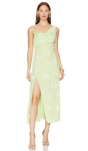 Vestido midi ilana en color salvia talla M en - Sage. Talla M (también en XL) - For Love & Lemons - Modalova