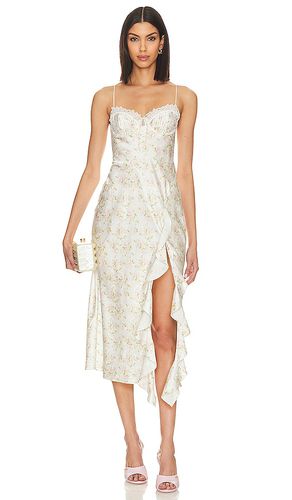 Vestido midi chania en color talla S en - White. Talla S (también en L, M, XL) - For Love & Lemons - Modalova