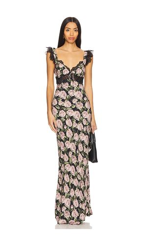 Fallen Rose Print Maxi Dress in . Size M, S, XS - For Love & Lemons - Modalova