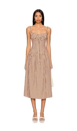 Gingerbread Gingham Midi Dress in . Taglia M, S, XL, XS - For Love & Lemons - Modalova