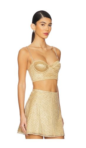 Glitter Grid Bustier Top in . Size S. Also in M, L, XL - For Love & Lemons - Modalova