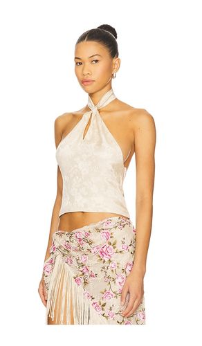 Esme Silk Jacquard Top in . Size L. Also in M, S - For Love & Lemons - Modalova