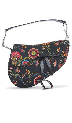 Dior Floral Saddle Bag in - FWRD Renew - Modalova