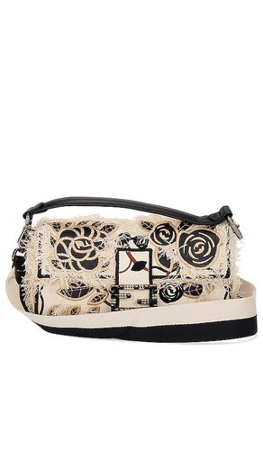 Fendi Floral Embroidered Baguette Bag in - FWRD Renew - Modalova