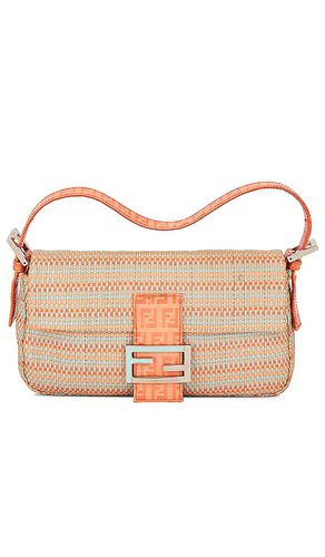 Fendi Woven Leather Baguette Shoulder Bag in - FWRD Renew - Modalova