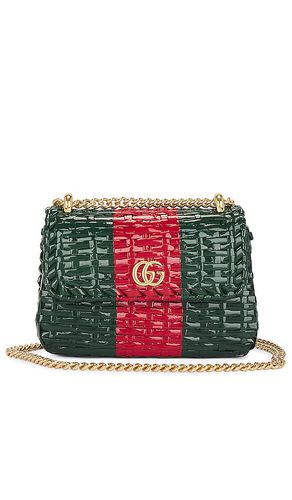 Gucci GG Marmont Wicker Shoulder Bag in - FWRD Renew - Modalova