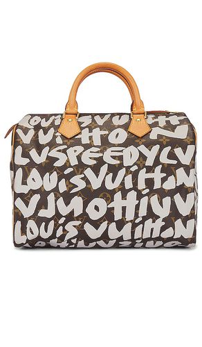 Louis Vuitton Speedy Monogram Graphite 30 Handbag in - FWRD Renew - Modalova