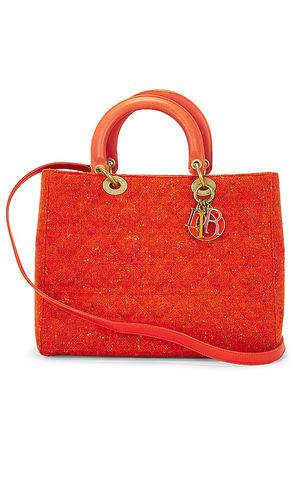 Dior Wool Cannage Lady Handbag in - FWRD Renew - Modalova