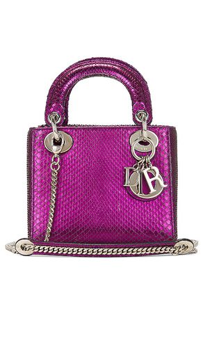Dior Python Mini Lady Handbag in - FWRD Renew - Modalova