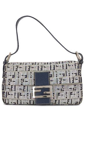 Fendi Crystal Zucca Baguette Shoulder Bag in - FWRD Renew - Modalova