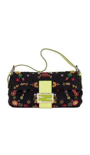 Fendi Mama Flower Beaded Baguette Shoulder Bag in - FWRD Renew - Modalova