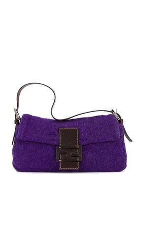 Fendi Wool Baguette Shoulder Bag in - FWRD Renew - Modalova