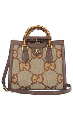 Gucci Jumbo GG Bamboo 2 Way Handbag in - FWRD Renew - Modalova