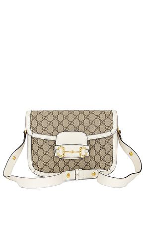 Gucci GG Supreme Horsebit Shoulder Bag in - FWRD Renew - Modalova