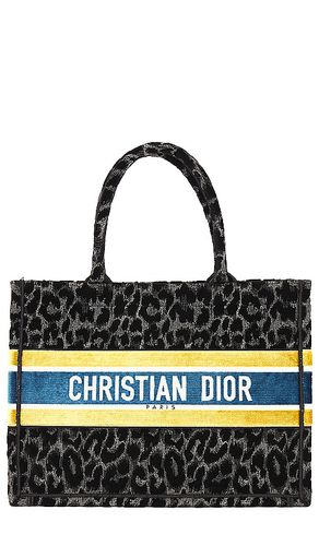 Dior Leopard Book Tote Bag in - FWRD Renew - Modalova