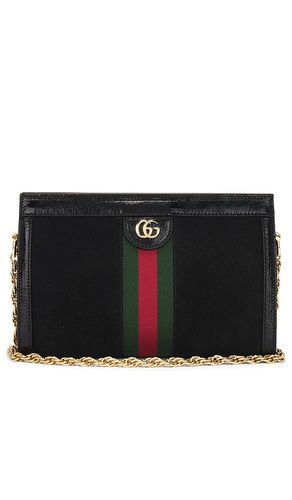 Gucci Ophidia Leather Suede Shoulder Bag in - FWRD Renew - Modalova