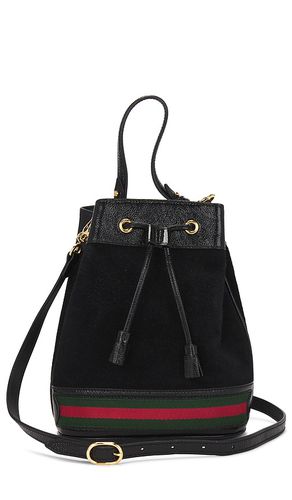 Gucci Suede Leather Bucket Bag in - FWRD Renew - Modalova