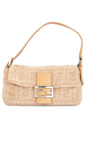 Fendi Wool Baguette Shoulder Bag in - FWRD Renew - Modalova