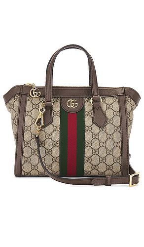 Gucci GG Supreme Ophidia 2 Way Handbag in - FWRD Renew - Modalova