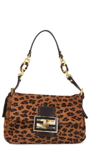 Fendi Leopard Mama Baguette Shoulder Bag in - FWRD Renew - Modalova