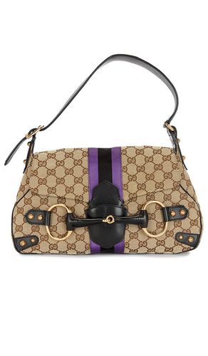 Gucci GG Canvas Horsebit Shoulder Bag in - FWRD Renew - Modalova