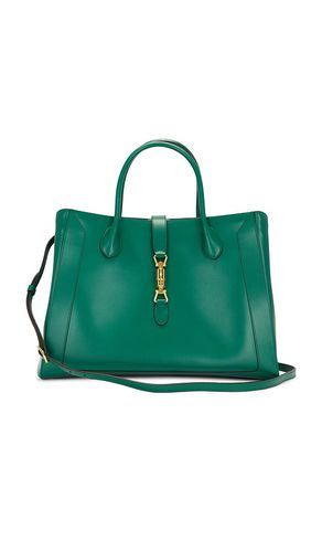 Gucci New Jackie Leather Tote Bag in - FWRD Renew - Modalova